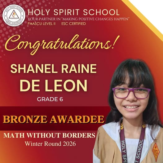 Celebrating Excellence: Shanel De Leon Wins Bronze in Math Without Borders 2026 🥉
